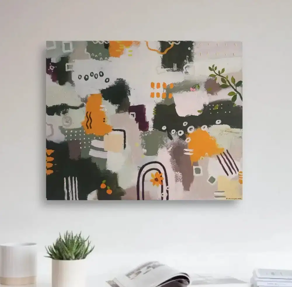 Lukisan abstrak minimalis