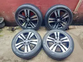 Velg honda jazz r16 black polish original