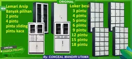 Lemari Arsip Locker Loker Besi Pabrik Gudang Toko Ruko Supermarket