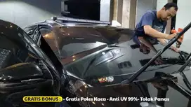 PASANG KACA FILM MOBIL PANGGILAN PALING MURAH + GRATIS POLES KACA