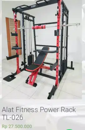 Alat fitnes power rack tl 026 kokoh
