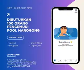 Loker driver pool BlueBird narogong