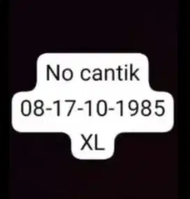 No cantik banget XL