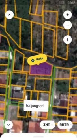 Dijual (NET) tanah pekarangan kosong Luas :  330 m2 SHM