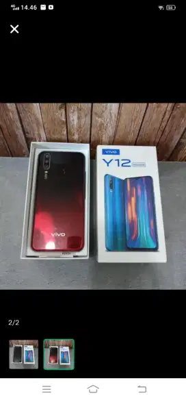 Vivo y12 3/32GB bekas pakean pribadi