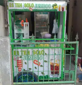 Paket Usaha Frencheis Es Bengawan Teh Solo Gerobak Es Teh Solo