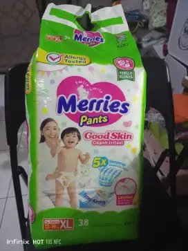 pampers merries xl 38