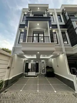 RUMAH CLUSTER JAGAKARSA BANGUNAN FULL BATA MERAH