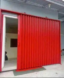 Roling door folding gate