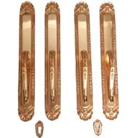 Gagang pintu | tarikan pintu double SALICE PAOLO 24K made in ITALY