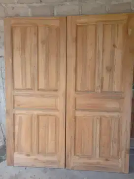 Pintu blok jati