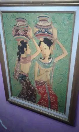 Lukisan bali ubud original nego cod rungkut gpl gan