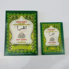 BUKU IQRA IQRA' HVS DAN JUZ AMMA TERJEMAH BESAR 20,5x15 CM MURAH