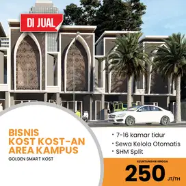 RUMAH KOST DIJUAL DI MALANG POTENSI INCOME 250 JUTA PER TAHUN