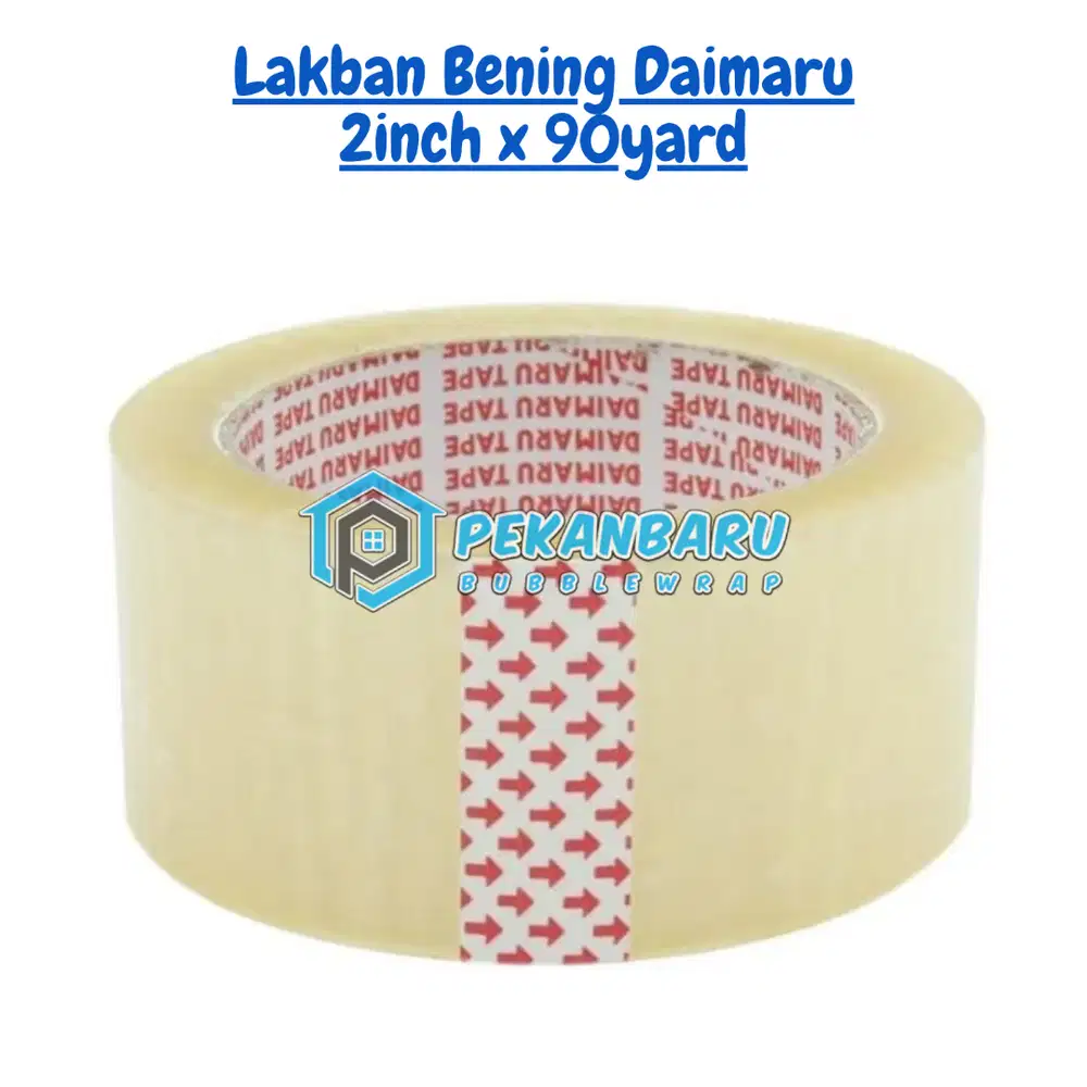 Lakban Daimaru Bening & Cokelat Di Pekanbaru Riau
