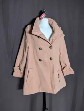 Pakaian Coat Pink Import Tebal Cewek