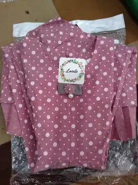 dress baju anak baru with tag