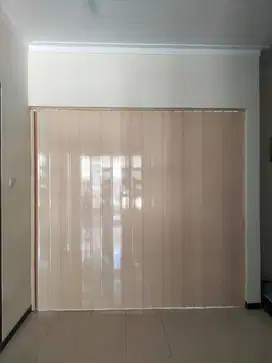 Pintu lipat pvc untuk penyekat ruang tamu TERBARU