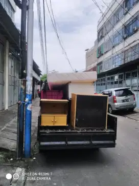 Jasa pindahan kost kosan menggunakan pickup losbak