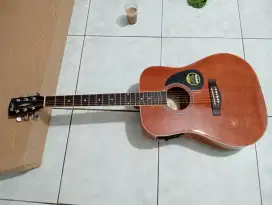 Gitar akustik elektrik CORT jumbo tanbes