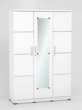 Lemari 3 pintu tengah ada cermin