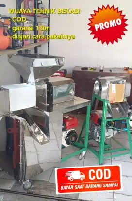 MESIN PARUT & MESIN PERAS SANTAN