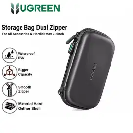 Dompet Hardcase UGREEN SMALL - Harddisk Eksternal SSD HD Organizer Bag