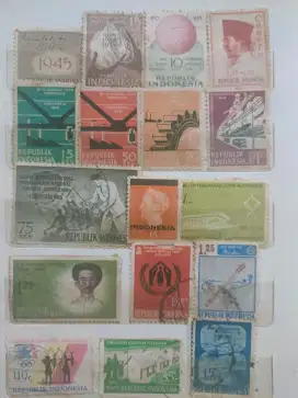 Buku Koleksi Perangko/Stamp Dunia Antik/Vintage