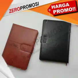 Souvenir Kantor Eksklusif Buku Agenda Kulit AGK-02 Custom Logo