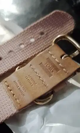 Genuine Leather TOMS made Strap for apple watch OriginaL