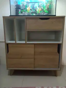 Lemari buku meja  ruang tamu minimalis skandinavian ex Jysk