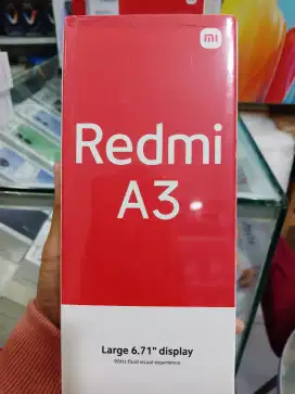 New Hp redmi xiaomi a3 ram 4+4/128gb garansi resmi 100%