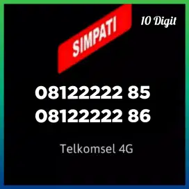 Perdana Nomor Cantik Simpati Telkomsel sip