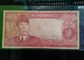 Uang Sukarno 100 Rupiah Langka Rare