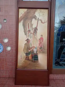LUKISAN TUKANG SATE (CHINA) LEE MAN FONG