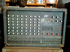 power mixer Peavey USA XRD 680 S plus nyala  ga bunyi transistor mati.