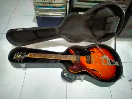 Guitar Washburn HB - 30 Bigby berikut Hardcase