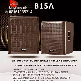 Speaker subwoofer active huper B15A 1000watt 15in seri terbaru