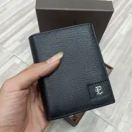 Dompet Bally Vertikal logo B dompet Lipat Kulit