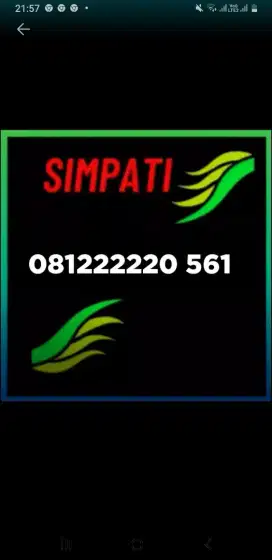 Nomor Cantik Simpati Telkomsel Super