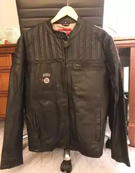 Jaket kulit ori leather jacket