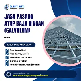 GARANSI 5 TAHUN!!! Jasa Pasang Atap Galvalum Di Kediri