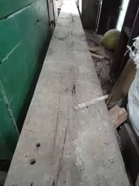 4 papan kayu jati lama