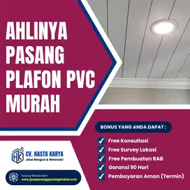 HARGA PROMO!!! Pasang Plafon PVC Termurah Di Gresik