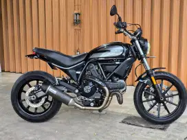 Moge Naked Ducati Scrambler 400 th 2017 Odo 8K Like New Siap Gas Modif