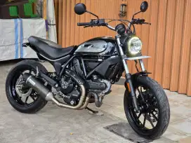 Moge Naked Ducati Scrambler 400 th 2017 Odo 8K Like New Siap Gas