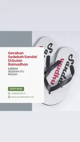 Sandal masjid untuk sedekah ramadhan free ongkir seluruh Indonesia