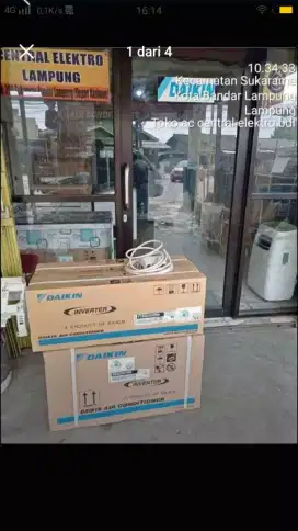 PROMO AC DAIKIN INVERTER 1 PK FTKQ25UV 250-500 W, BERIKUT PASANG