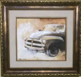 Lukisan Checy Pick Up Truck 1954
