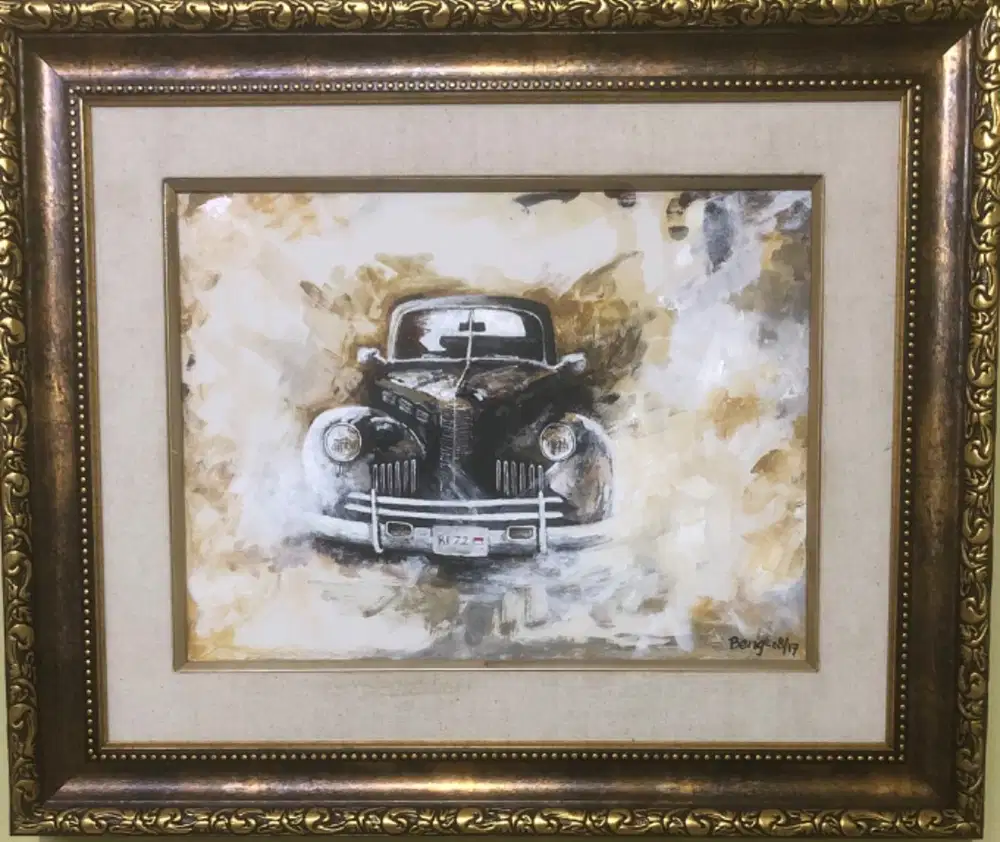 Lukisan Classic Car